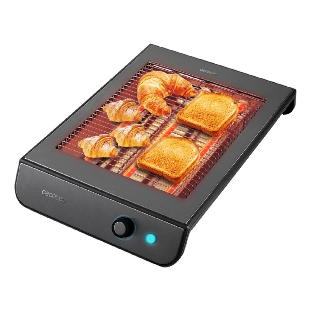 Turbo EasyToast InoxDark Flatbed toaster