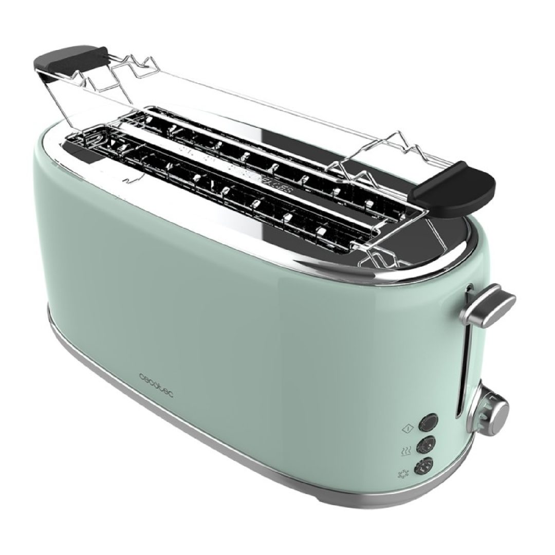 Toast&Taste 1600 Retro Double Green Upright toaster