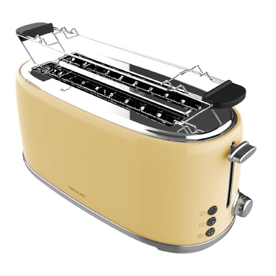 Toast&Taste 1600 Retro Double Beige Upright toaster